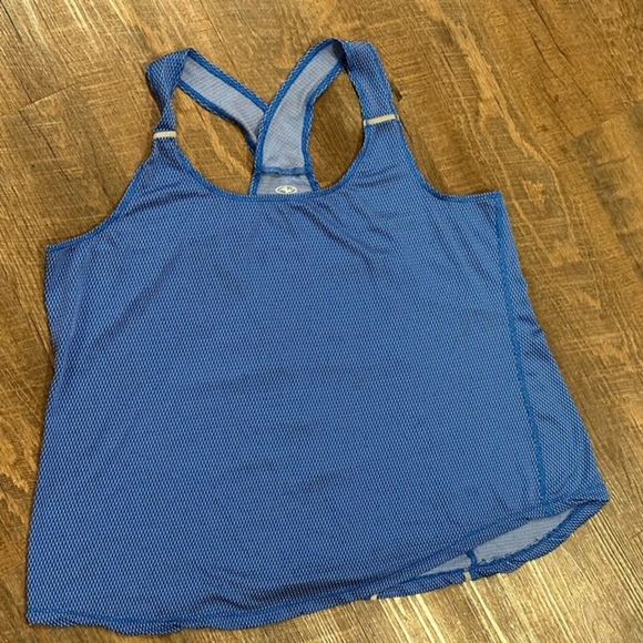 ATHLETIC Tops - Athletic Works Women Tank Top Size XL 16-18 Royal Blue Exercise Shirt Racerback